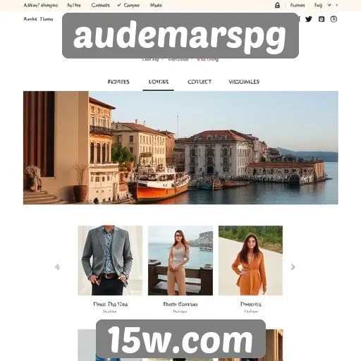 Explorando a interface do site audemarspg